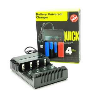 uniwersalna ładowarka i4 ACD USB do akumulatorów litowo-jonowych, ładowarka do akumulatorów AA, AAA, 18650 itp