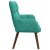 vidaXL Kétüléses Kanapé Türkiz 115 x 61 x 87 cm Bársony 162683908