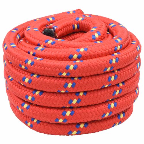 vidaXL Csónak Kötél 3 mm 5 m Piros PP 160003779 - Kötél
