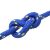 vidaXL Csónak Kötél 3 mm 10 m Kék PP 160003837