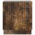 vidaXL Éjjeli asztal Füstös Tölgy 43 x 34,5 x 47 cm Szerelt Fa 160008951