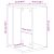 vidaXL Növényállvány 2 pcs Sonoma tölgy 25 x 25,5 x 40,5 cm Mérnöki fa 160010704