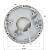 Hikvision DS-2CD2347G2-L ColorVu IP kamera rögzítési méretek