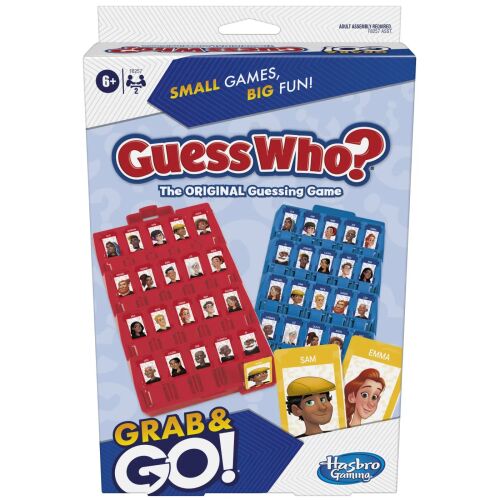 Guess Who Grab and Go doboz, családi társasjáték - Hasbro