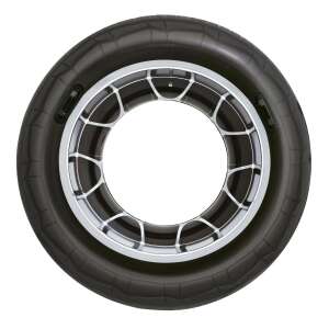 Bestway inflatable tire pool float, black with white rim, 119 cm - Adult Swim Ring