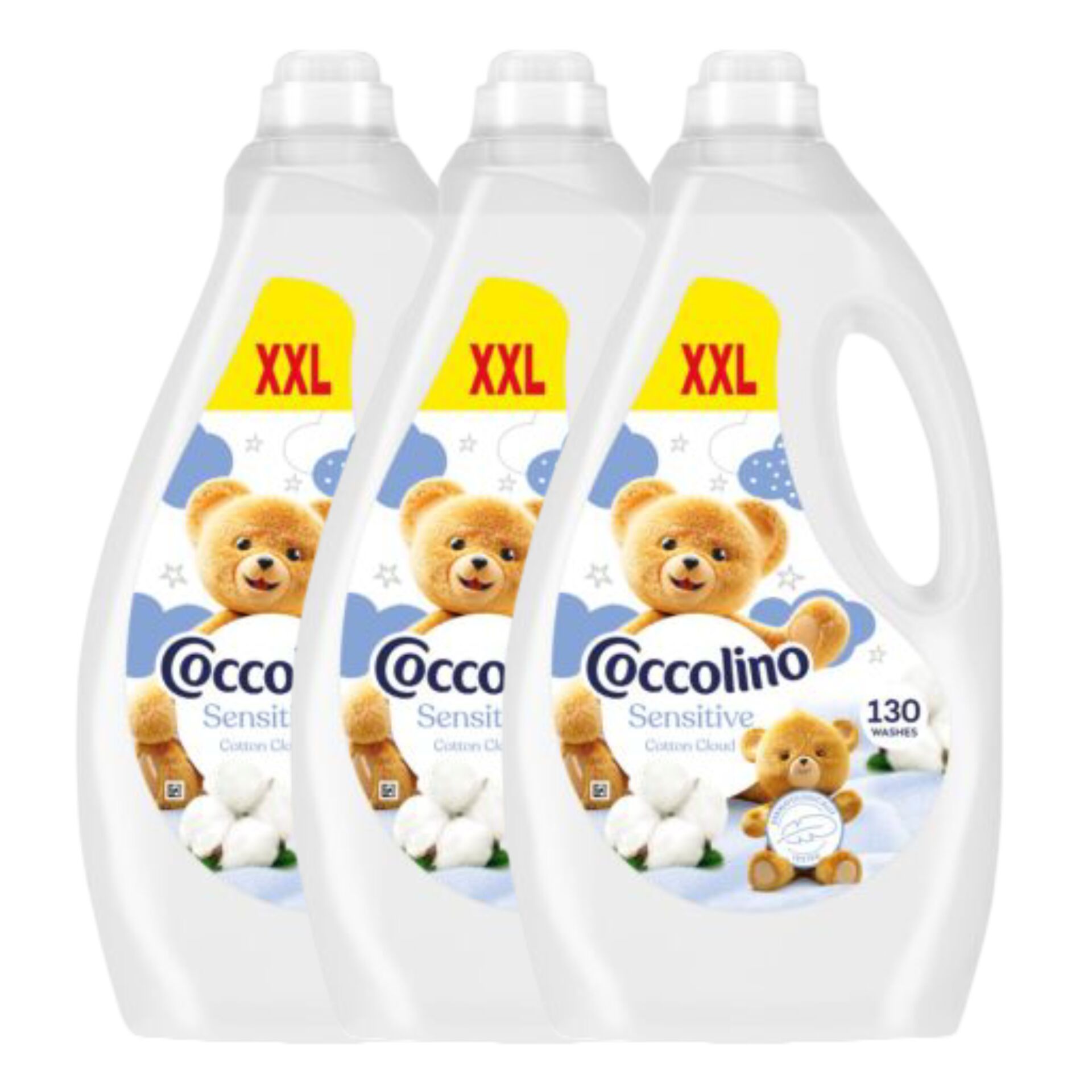 E-shop Coccolino Sensitive Cotton Cloud Aviváž 390 praní 3x2990ml