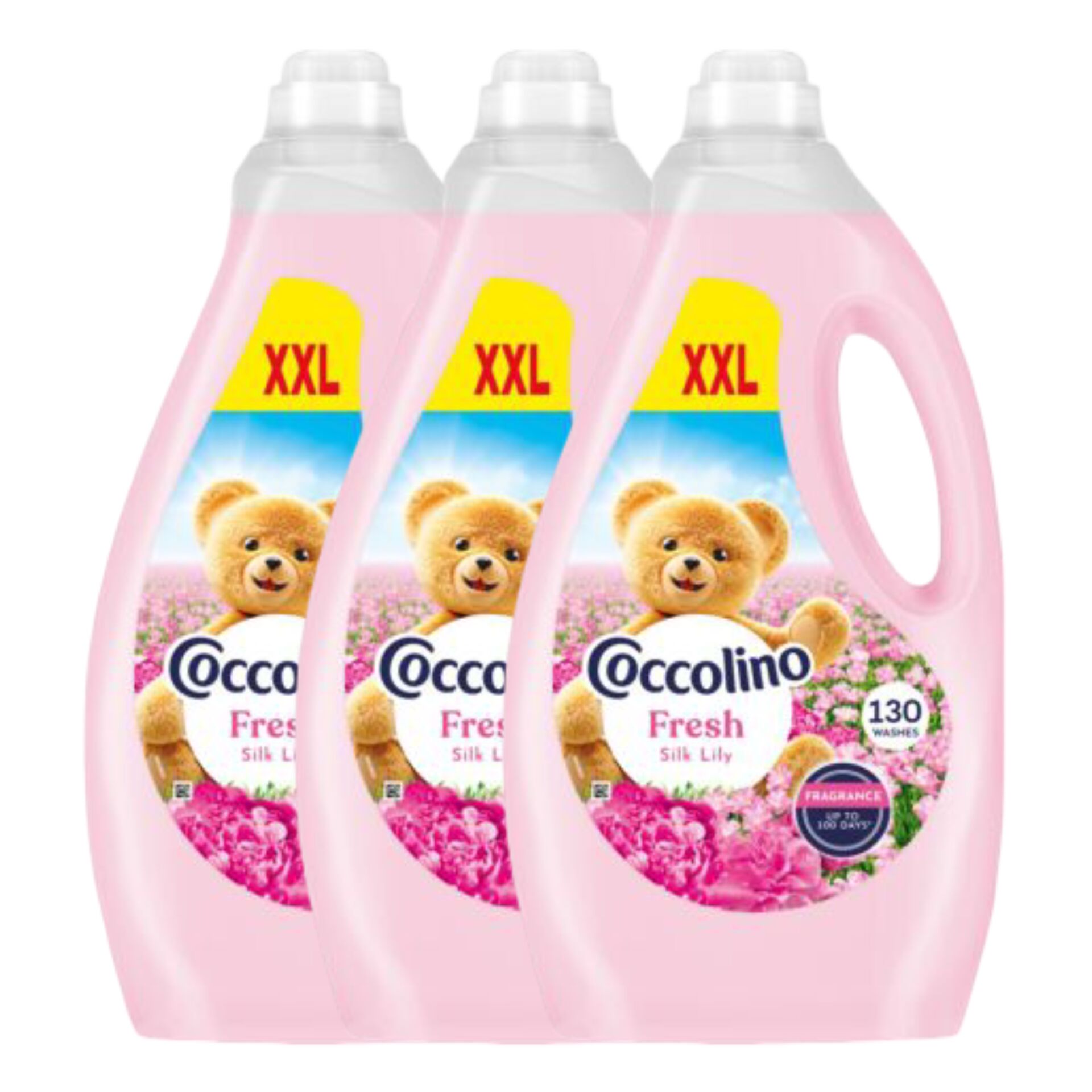 E-shop Coccolino Fresh Silk Lily Aviváž, 130 praní, 2990ml