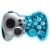 Logitech F710 vezeték nélküli PC gamepad belső alkatrészeinek röntgen stílusú képe