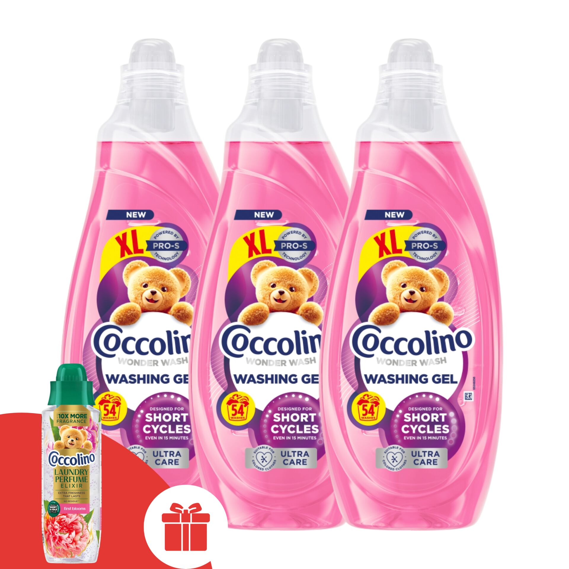 E-shop Coccolino Wonder Wash prací gél na rýchle pranie Ultra Care 162 p...