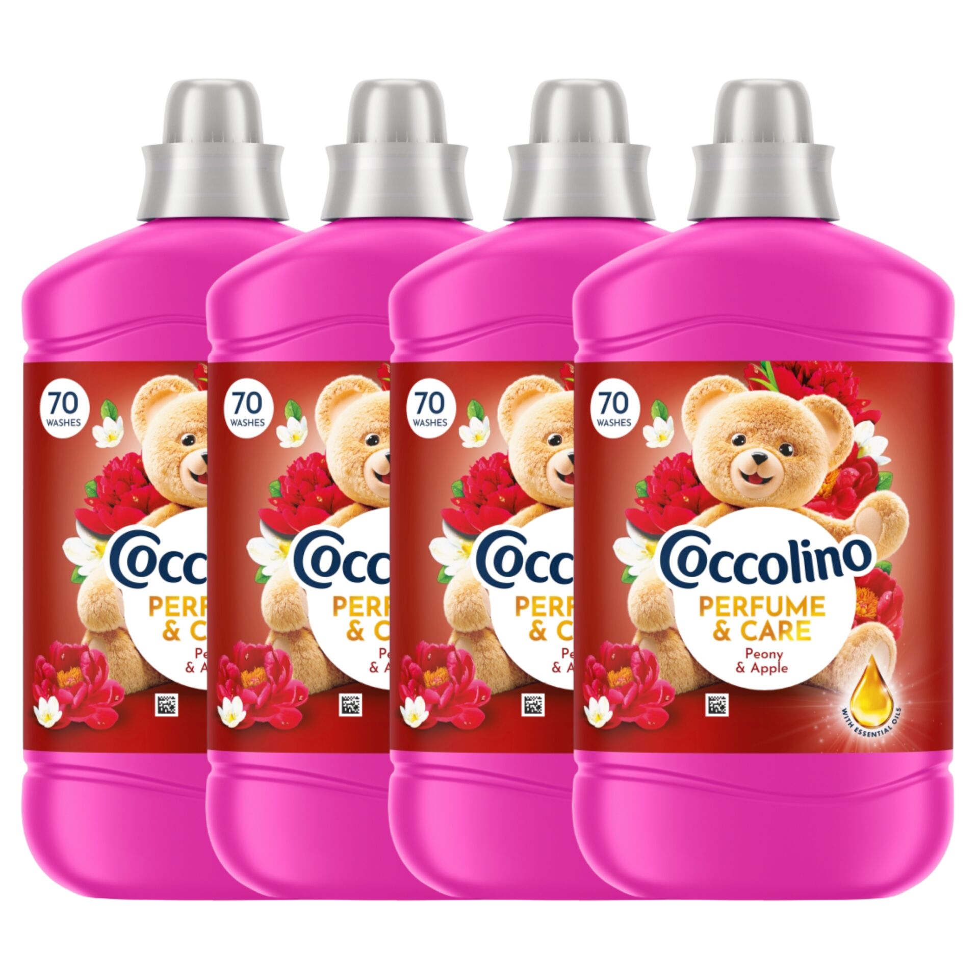 E-shop Coccolino Perfume &amp; Care Pivonka a Jablko Aviváž 280 praní 4x1610ml