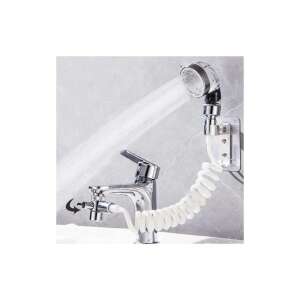 Univerzálna sprchová súprava so špirálovou hadicou s vodným filtrom namontovaná na batériu