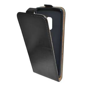 Fekete bőr hatású flip tok Samsung Galaxy S9-hez - Samsung