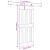 vidaXL Csúszó ajtó NARVIK 100 x 210 cm (213,5 cm) 164779314