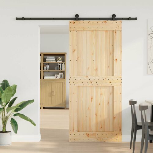 vidaXL Csúszó ajtó NARVIK 100 x 210 cm (213,5 cm) 164779314 - Tolóajtó