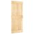 vidaXL Csúszó ajtó NARVIK Természetes és Fekete 85 x 210 cm (213,5 cm) 164779135