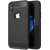 Forcell CARBON tok phone case for iPhone XS Max in black, front and back view