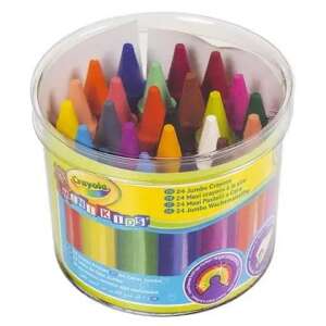 Kredki Crayola Mini Kids Jumbo, 24 sztuk, różne kolory, w plastikowym pojemniku - Crayola
