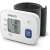 Omron RS1 Intellisense Wrist Blood Pressure Monitor, white, with cuff, angled view