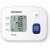 Omron RS1 Intellisense Wrist Blood Pressure Monitor, front view, white, digital display