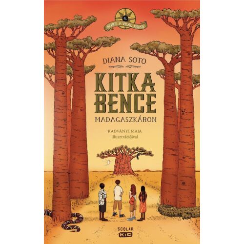 Kitka Bence Madagaszkáron borító - Gyermek könyv