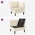 vidaXL Sarok Sofa tárolóval Krémszínű Bársony 160486948