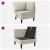 vidaXL Sarok Sofa tárolóval Zabpehely Bársony 160486975