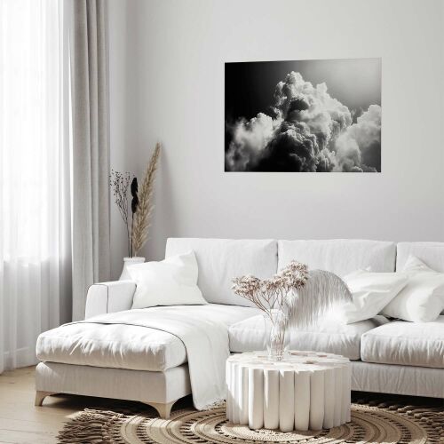 Visual Feast Álomfelhők poszter nappali környezetben - Falikép