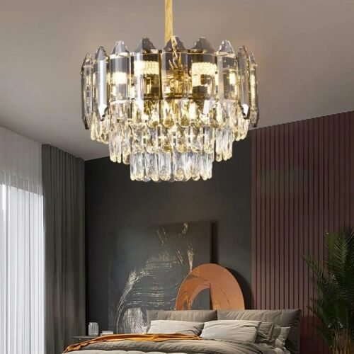 Alfred Kristály Arany Candelabrum Csillár, 3xE14 izzó, modern kristály függő világítás - Függeszték