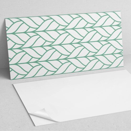 Faldekoráció PVC falpanel levél mintával, szimmetrikus design - Falpanel és falmatrica