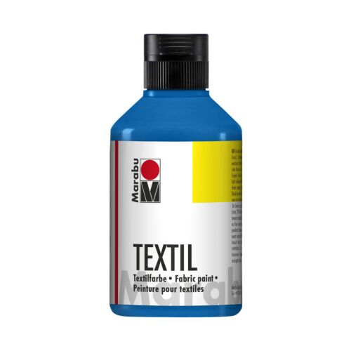 Marabu Textil középkék textilfesték, 250 ml-es üveg, világos színű textíliákhoz - Textilfesték