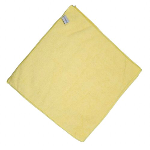 QLEANUP OPTI YELLOW mikroszálas törlőkendő, sárga, 40x40 cm - YORK
