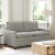 vidaXL Kanapé Világosszürke 156 x 81 x 87,5 cm Bársony 160628952