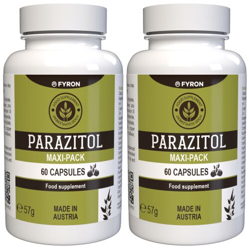 Parazitol - 120 kapszula (2 darabos csomag) - Svájci formula - 22 vitamin és ásványi anyag - Növényi alapú komplex 160705383 