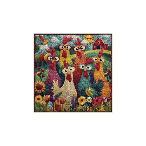 Bboldin Funny Chicken 1000 darabos puzzle - kirakott puzzle - Puzzle és kirakó