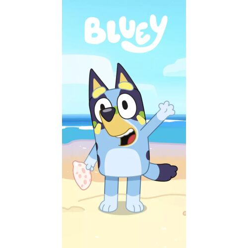 Bluey Seaside Play fürdőlepedő, strand törölköző 70x140 cm (Fast Dry) 160809094 - Baba fürdetés és ápolás