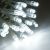 Karácsonyi díszítés, 5 m, 50 LED, Lineáris, hideg fehér, 8 fényjáték, Távirányítós transzformátor, Interkonnektálható, 3 m hosszabbítóval, Átlátszó vezeték, Flippy 162126754