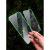 Securizált üvegfólia Apple iPhone 15 Pro-hoz, Flippy, Luminous, Szilikonból készült foszforeszkáló neon szegély, Matt felületű, ujjlenyomat-mentes, Teljes védelem, 9H, Zöld 161995059