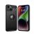 Telefonvédő tok, Flippy®, kompatibilis Apple iPhone 14, TPU karbon tok, 1,5 mm, Fekete 162054051
