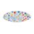 Set 10 egyszer használatos tányérok, Flippy, nyomtatás: Boldog Születésnapot, karton/műanyag, átmérő 17 cm, több színű 162058742