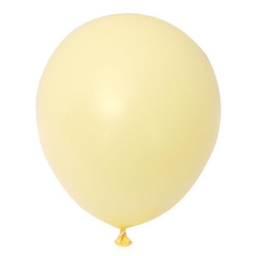12 darab lufikészlet, Flippy®, Latex Macaroon anyagú, 30 cm, sárga 161952101 - Lufi