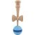 Kendama X Originala, Professzionális, Flippy, 18 cm fából, Dunga mintás modell, Kék 162367744