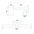 APP1881-1W króm LED fali lámpa méretdiagram