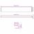 vidaXL Ablakpárkány Antracit fa erezettel 140 x 25 x 4,5 cm PVC 162445378