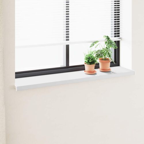 vidaXL Ablakpárkány Fehér 120 x 30 x 4,5 cm PVC 162446151 - Ablakpárkány