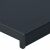 vidaXL Ablakpárkány Antracit fa erezettel 100 x 45 x 4,5 cm PVC 162445895