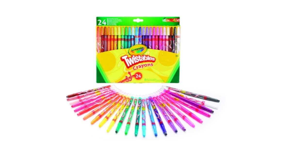 Crayola Mini Twistable Crayon and Paper 65-Piece Set