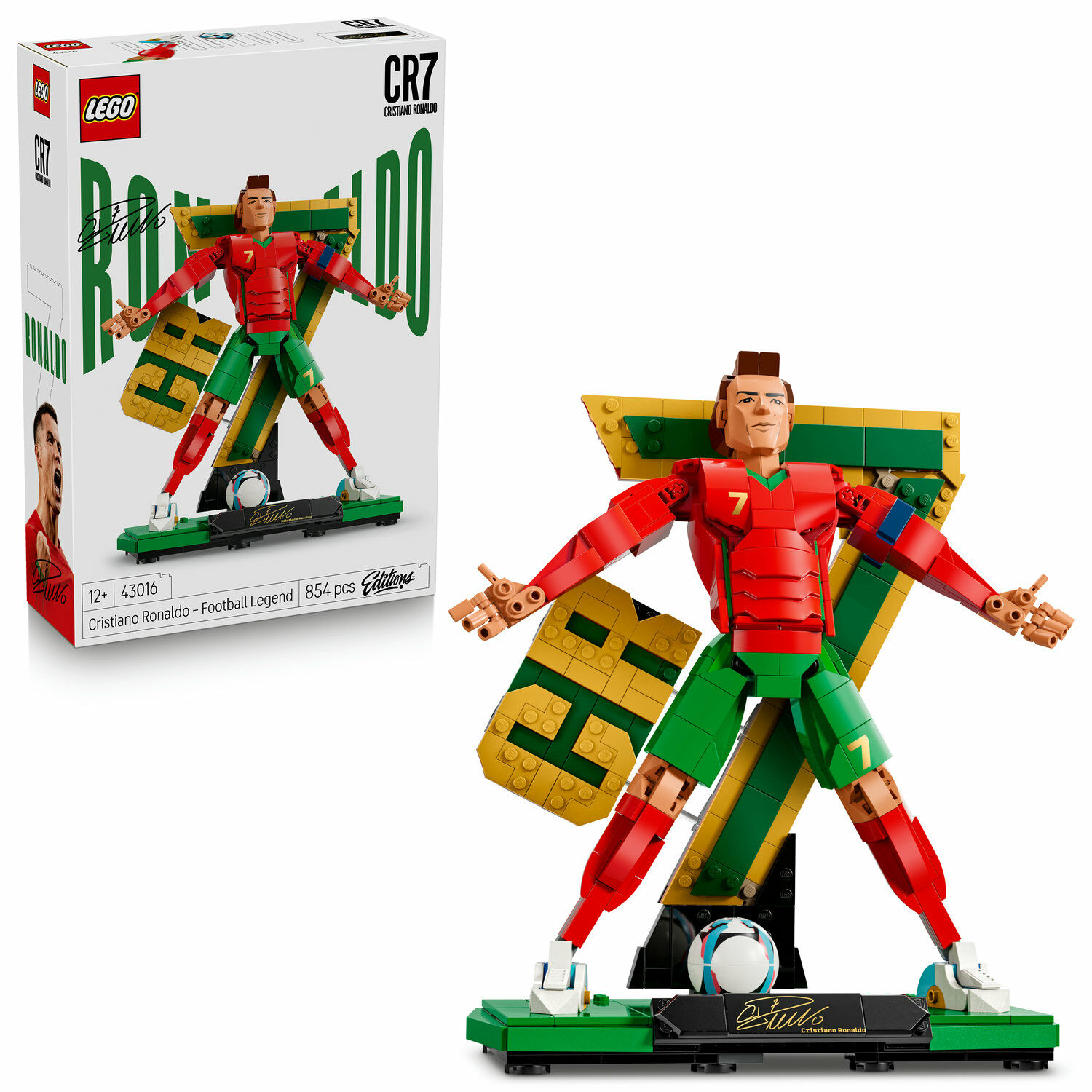 E-shop LEGO® Editions Cristiano Ronaldo – Futbalová legenda 43016