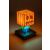 Minecraft Zombie Jack O Lantern Icon Light világít, ferde nézet