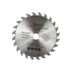 Körfűrésztárcsa Geko vídiás 250x32x24 fog