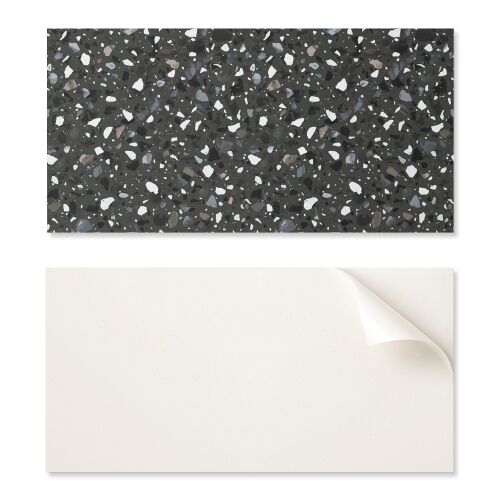 Öntapadós vinyl csempe - Nyomtatott dekorációs kőminta töredékekkel 6x60x30 cm 161290786 - Csempematrica
